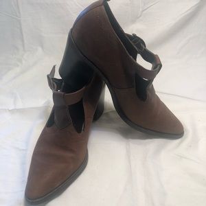 Nine West brown heeled shoes